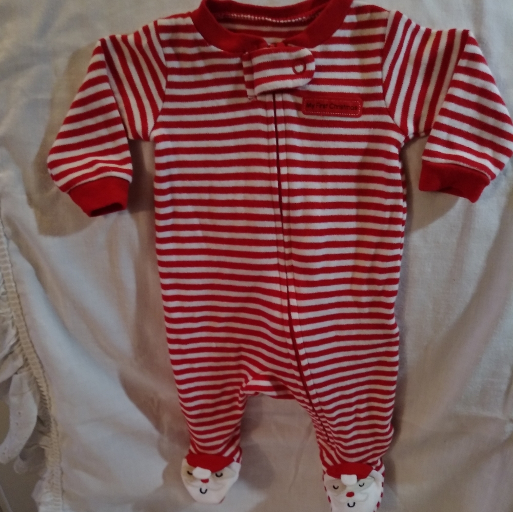Carter's NB Santa Clause Onsies